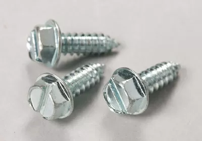 License Plate Screws. Box of 100 | hex head  ez244/6sc-stan