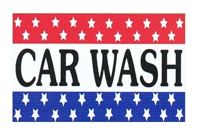 CAR WASH flag 3x5. #309r