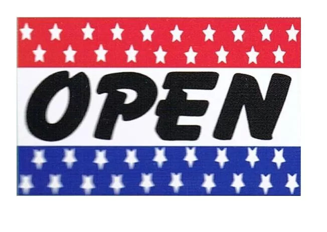 OPEN Flag 3x5.  #318r