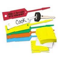 Plastic Key Tag - Arrow key tags