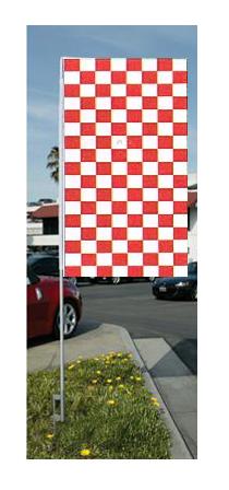 Auto Detailing Big Rectangle Flag "3 ft x 12 ft" 3 Pack 