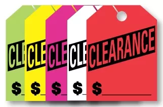 Mirror Hang Tags  CLEARANCE  #7501