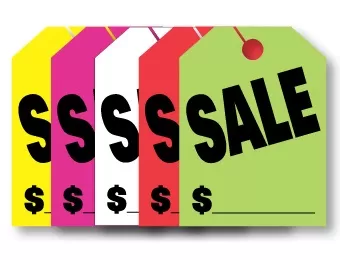 Mirror Hang Tags  Sale  item-7502
