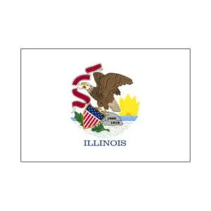 3 X 5  ILLINOIS State Flag - Best Quality