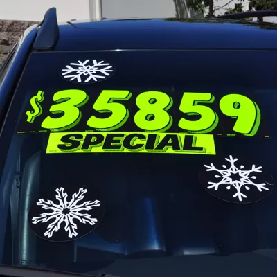 Holiday Snowflake Decals