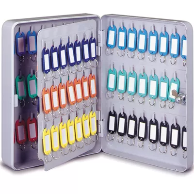 (a.) 90 Hook Key Cabinet (standard duty).  581-90