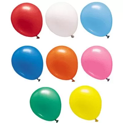 17 inch latex balloons - Assorted or choice of color - bag of 72