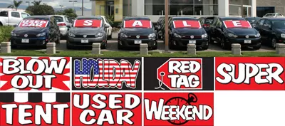 Windshield Signs Banners  295-sign