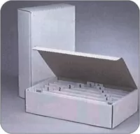 Storage box for adhesive numbers