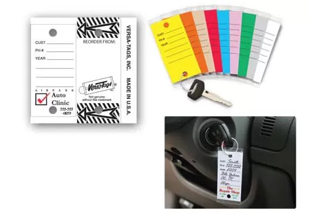 Versa Tag Custom Key Tags. Qty 1000. auto repair service Style