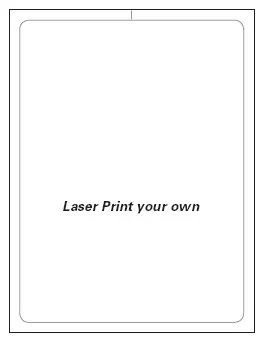 Blank Addendum Stickers. #8300-old style