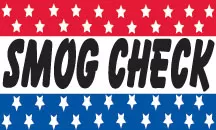 smog check flag 3x5. #319r