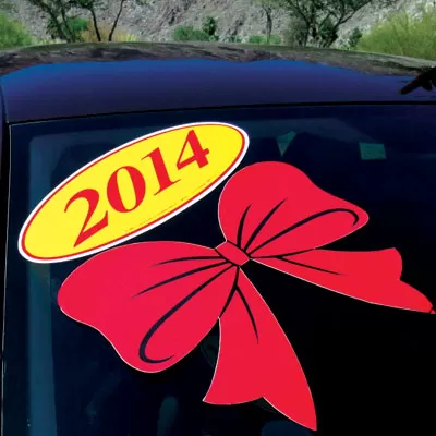 Holiday Decal - Bow - #ez537
