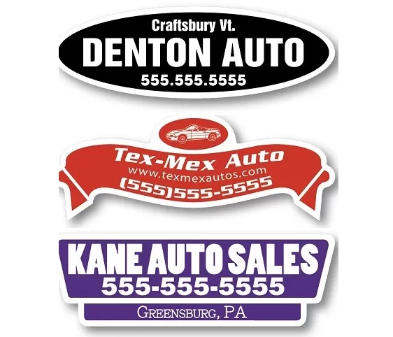 Dealer Decal White Background Qty 1000