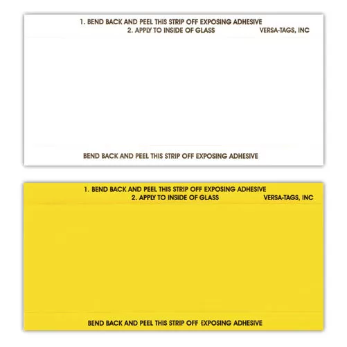 1000 Stock Number Mini Signs Blank (4 boxes of 250) #430