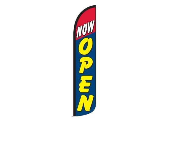 Now Open Feather Flag #WF - 0103