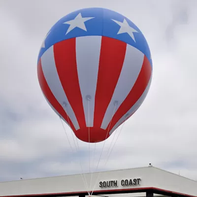 Giant Stars and Stripes 8 ft Hot Air Balloon  #540