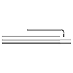 Flat Top Flag 5 piece Flagpole set #4784-55