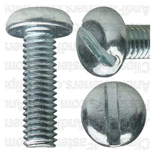 Long metric pan head license plate screw - box of 100 - 4865-09/mb1146
