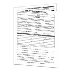 APPLICATION FOR EMPLOYMENT #820
