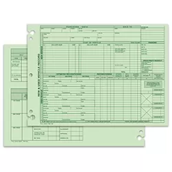 VEHICLE INVENTORY RECORD - 1204-A - QTY. 50 - #795