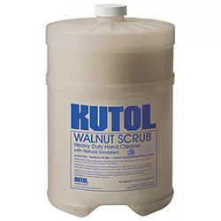 BULK - WALNUT SCRUB W/NATURAL SCRUBBERS - 1 GALLON - QTY. 1