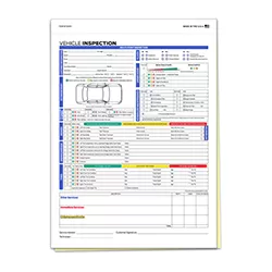 F-SERIES Multi-Point Inspection Forms - Package of 250 | Dealer Service Inspection Sheets