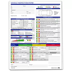 MULTI-POINT VEHICLE INSPECTION REPORT (ECO) - 2 PART - QTY. 250