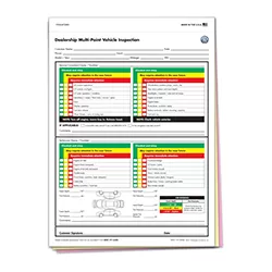 VOLKSWAGON Multi-Point Inspection Forms - Package of 250 | Dealer Service Inspection Sheets