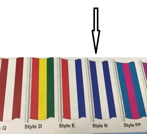 3x8 Drape Flag  NY38