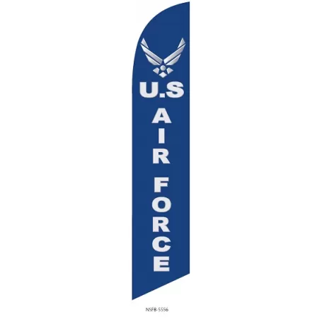 U.S. Air Force Feather Flags Blue 12ft Poly Knit
