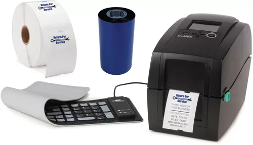 Godex RT200i Oil Change Sticker Printer Bundle