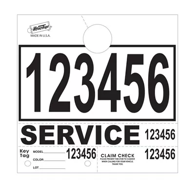 6-Digit Vt261 Hang Tags