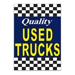 Under The Hood Sign | Quality Used Trucks Blue 4734-10
