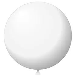 White Latex Balloons - 17 Inch - Bag Of 72 - #5872-17