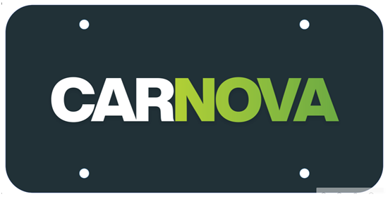 Full Color License Plate Inserts for CarNova