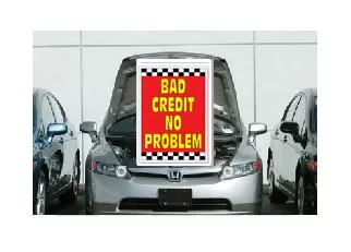 UNDER HOOD SIGN | BAD CREDIT NO PROBLEM  RED & YELLOW  ez905