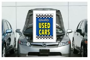 UNDER THE HOOD SIGN | QUALITY USED CARS BLUE  4734-6