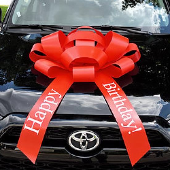 New! 30 Inch Giant Red Congratulations Graduate Magnetic Car Bow Jum-bow