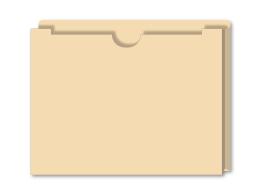 White Car Dealer Record Envelopes – Deal Jacket, 32# Paper, Letter Size – Qty 500 (DSA-515)
